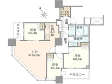 【東京都/新宿区西新宿】ザ・パークハウス西新宿タワー60 間取り図