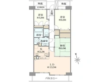 【東京都/世田谷区深沢】フォーリア駒沢公園パークサイド 間取り図