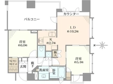 【東京都/新宿区北新宿】シティハウス新宿柏木 間取り図
