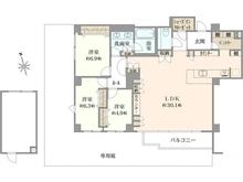 【東京都/渋谷区代々木】代々木パークマンション 間取り図