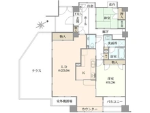 【東京都/渋谷区本町】ディオレ西新宿 間取り図