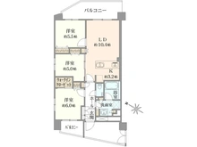 【東京都/渋谷区幡ヶ谷】グローリオ笹塚 間取り図