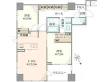 【東京都/中央区新川】ファミールアクアージュ 間取り図