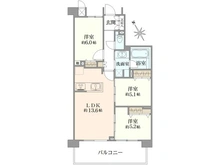 【千葉県/流山市向小金】アンビシャス南柏 間取り図