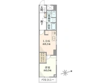 【東京都/新宿区西新宿】キャッスルマンション西新宿 間取り図
