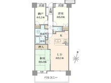 【埼玉県/さいたま市浦和区木崎】浦和木崎ローヤルコーポ 間取り図