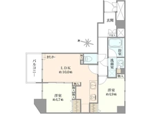 【東京都/新宿区北新宿】ルックハイツ北新宿壱番館 間取り図