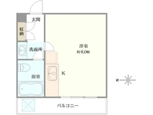 【東京都/新宿区大久保】セイントマンション 間取り図