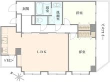 【東京都/渋谷区初台】藤和シティコープ初台 間取り図
