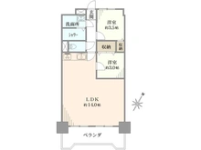 【東京都/新宿区北新宿】北新宿サマリヤマンション 間取り図