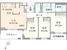 【東京都/渋谷区初台】ライオンズプラザ初台グランフォート 間取り図