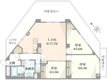 【東京都/新宿区新宿】戸山マンション 間取り図