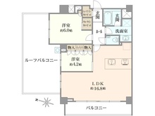 【東京都/渋谷区代々木】サンウッド代々木西参道 間取り図