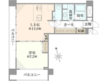 【東京都/新宿区西新宿】デュオ・スカーラ西新宿 間取り図