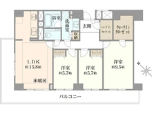 【東京都/新宿区西新宿】ファミール西新宿 間取り図