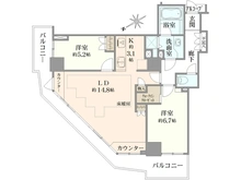 【東京都/新宿区西新宿】セントラルレジデンス新宿シティタワー 間取り図