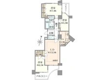 【東京都/渋谷区幡ヶ谷】幡ケ谷ハイムグランシス 間取り図