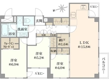 【東京都/渋谷区代々木】朝日プラザ代々木山手 間取り図