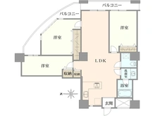 【東京都/新宿区百人町】西戸山タワーホウムズセントラルタワー 間取り図