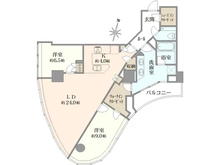 【東京都/渋谷区千駄ヶ谷】パークコート神宮北参道ザタワー 間取り図
