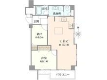 【東京都/世田谷区代沢】中銀下北沢マンシオン 間取り図
