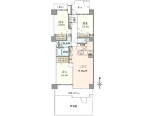【東京都/西東京市田無町】ヴェルビュ田無彩りの街101 間取り図