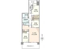 【東京都/三鷹市新川】コスモ吉祥寺南カルディアコート 間取り図