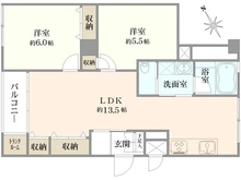 【東京都/武蔵野市中町】ニューミタカマンション 間取り図