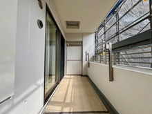 【東京都/西東京市柳沢】パークホームズ田無サウスレジデンス バルコニー：大規模修繕工事中