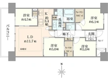 【東京都/西東京市向台町】ヴィーガーデン　ザ・レジデンス 間取り図