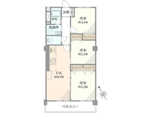 【東京都/武蔵野市中町】武蔵野コーポラス 間取り図