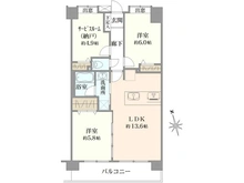 【東京都/三鷹市下連雀】サンティール三鷹サウスウイング 間取り図