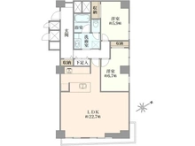 【東京都/武蔵野市御殿山】井の頭第2パークサイドマンション 間取り図