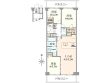 【東京都/武蔵野市御殿山】メゾン井の頭 間取り図