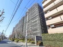 【東京都/西東京市柳沢】ザ・ガーデンハウス武蔵野 外観：大規模修繕中