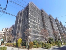 【東京都/西東京市柳沢】ザ・ガーデンハウス武蔵野 外観：大規模修繕中