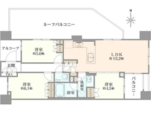 【東京都/練馬区立野町】ヴィークコート吉祥寺通り 間取り図