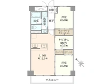 【東京都/練馬区関町南】ベルメゾン武蔵関 間取り図