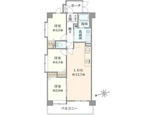 【東京都/西東京市柳沢】朝日パリオ西武柳沢 間取り図
