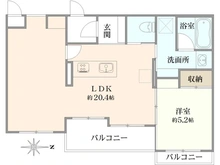 【東京都/三鷹市上連雀】レクセルガーデン三鷹 間取り図