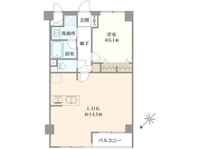 【東京都/武蔵野市西久保】ルーバンハイツ武蔵野 間取り図