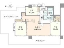 【東京都/練馬区関町北】レーベンハイム武蔵関 間取り図