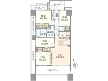 【東京都/港区白金】プレイス白金ブライトレジデンス 間取り図