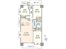 【東京都/西東京市田無町】ライオンズシティ田無本町 間取り図