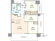 【東京都/府中市住吉町】クリオ府中中河原 間取り図