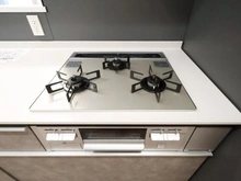 【東京都/調布市多摩川】ジオステージ キッチン：３口コンロ
