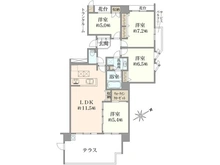 【東京都/調布市多摩川】ジオステージ 間取り図