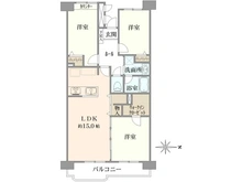 【東京都/練馬区光が丘】光が丘パークタウン公園南4号棟 間取り図