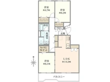 【東京都/西東京市西原町】西原グリーンハイツ9号棟 間取り図