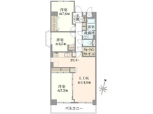【東京都/西東京市保谷町】保谷パークハウスA棟 間取り図